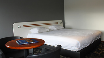 Tweepersoonsbed van Fletcher Stadshotel Den Haag